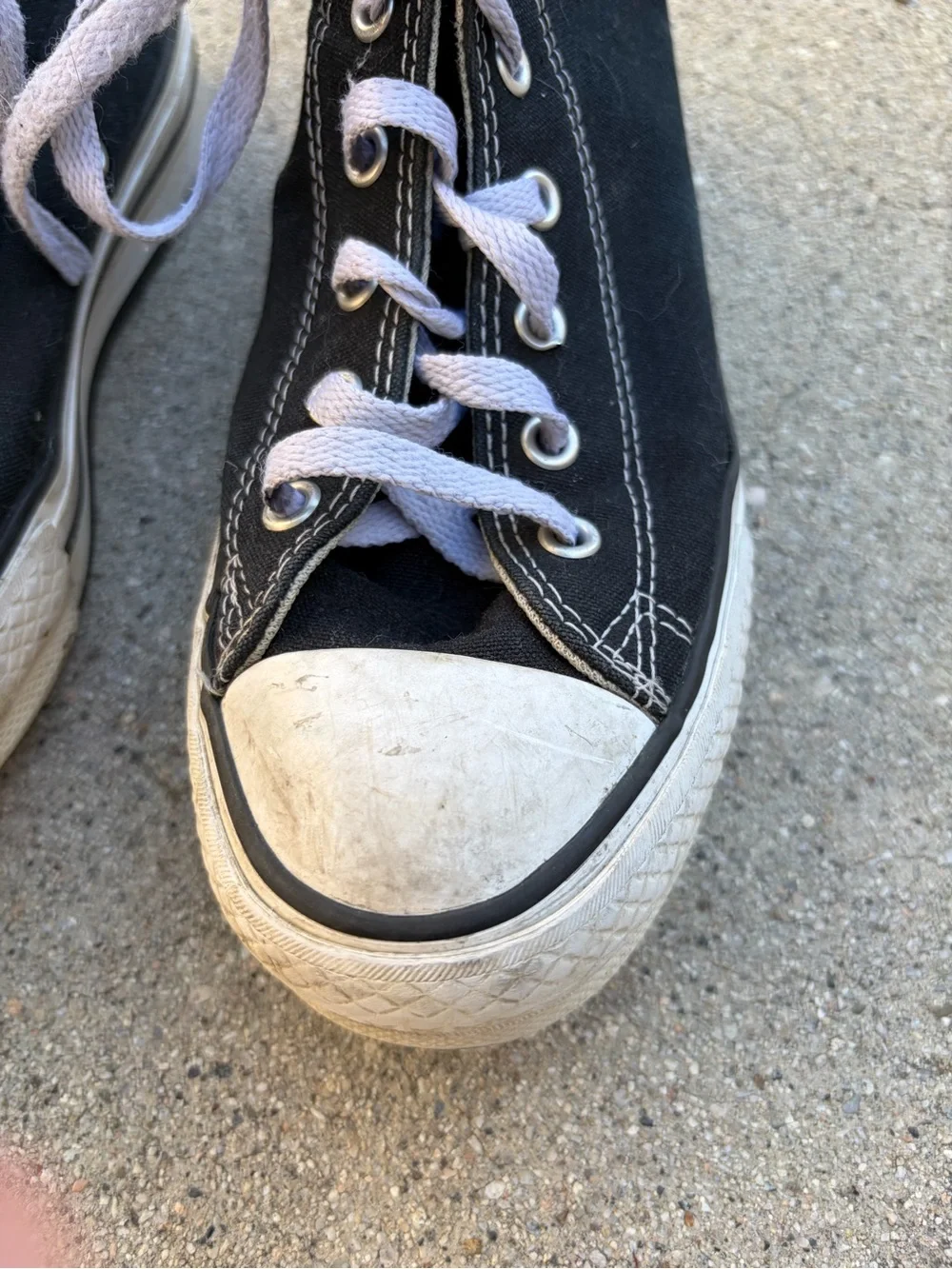 Converse Kids Black High-Top Sneakers with White Soles